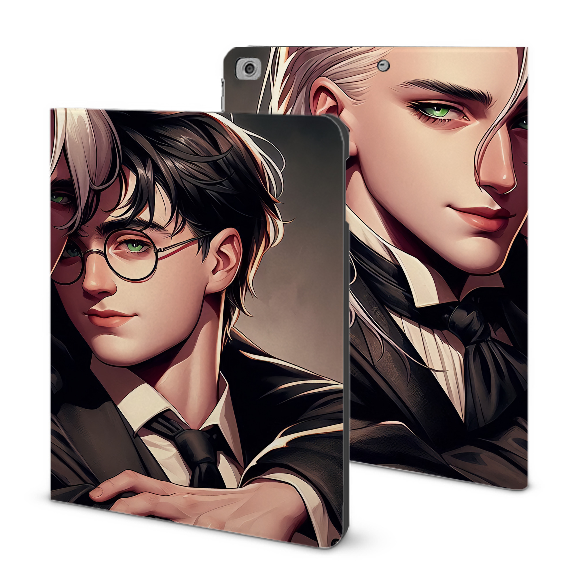 （画像用） Harry Potter ハリー・ポッターシリーズ IPad ケース ブック型 PUレザー TPU 耐衝撃 軽量 薄型 ペン収納なし 全面保護 IPad 各モデル対応